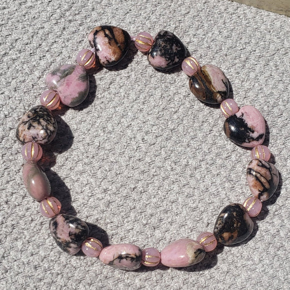 Pink Heart Bracelet