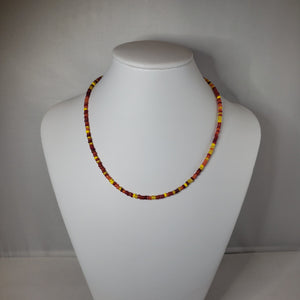 Sunset Seed Bead Necklace
