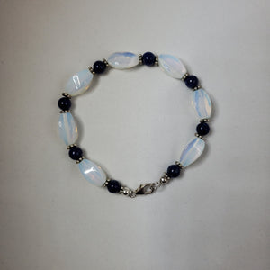 Lapis and Opalite Bracelt