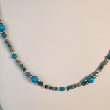 Apatite Necklace and Sterling Silver