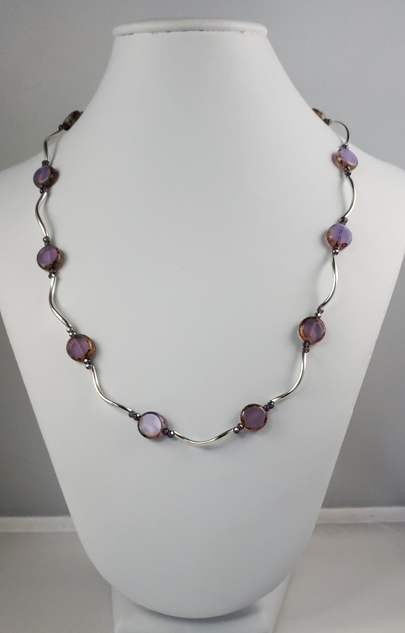 Vintage Bead Custom Jewelry Twist Chain - Ruby Lane